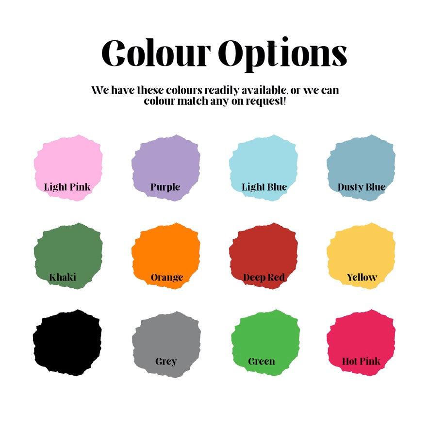 Custom Bold Name Text Kids Bedroom Art