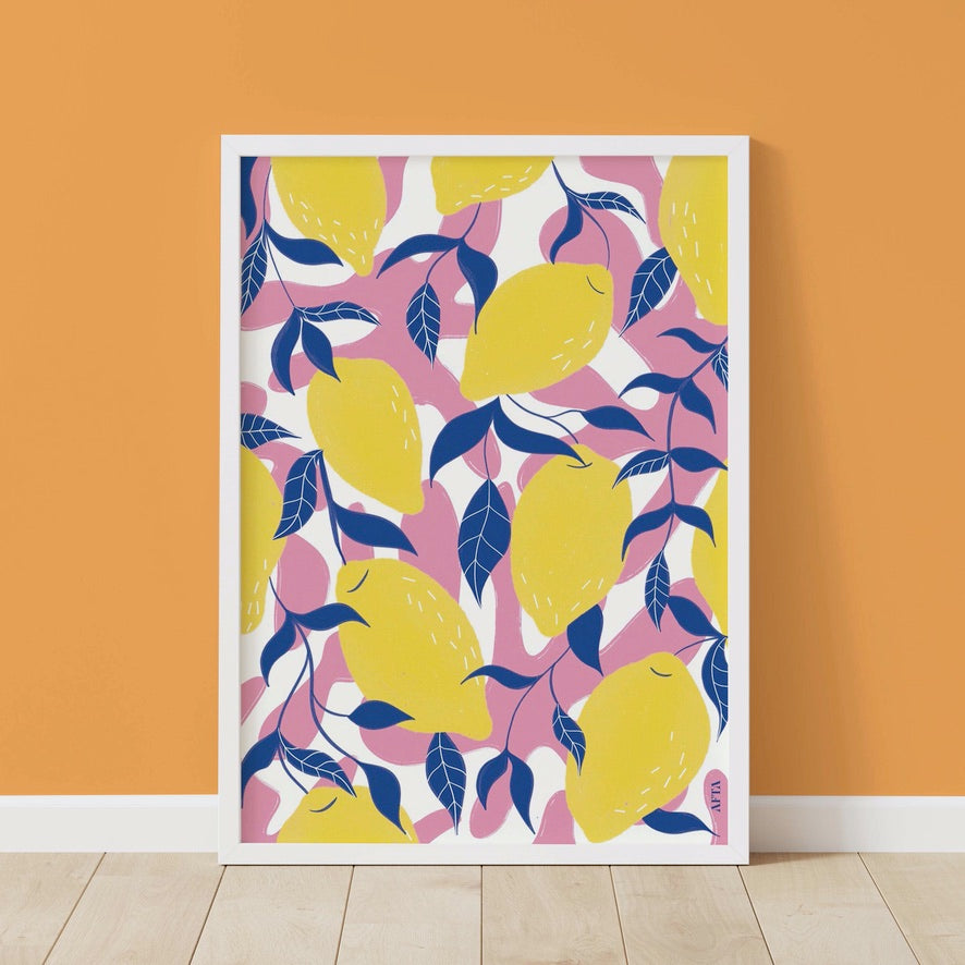 Lemon Life Wall Art