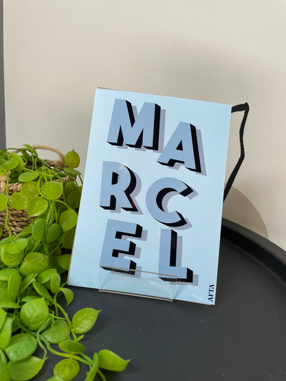 Custom Bold Name Text Kids Bedroom Art