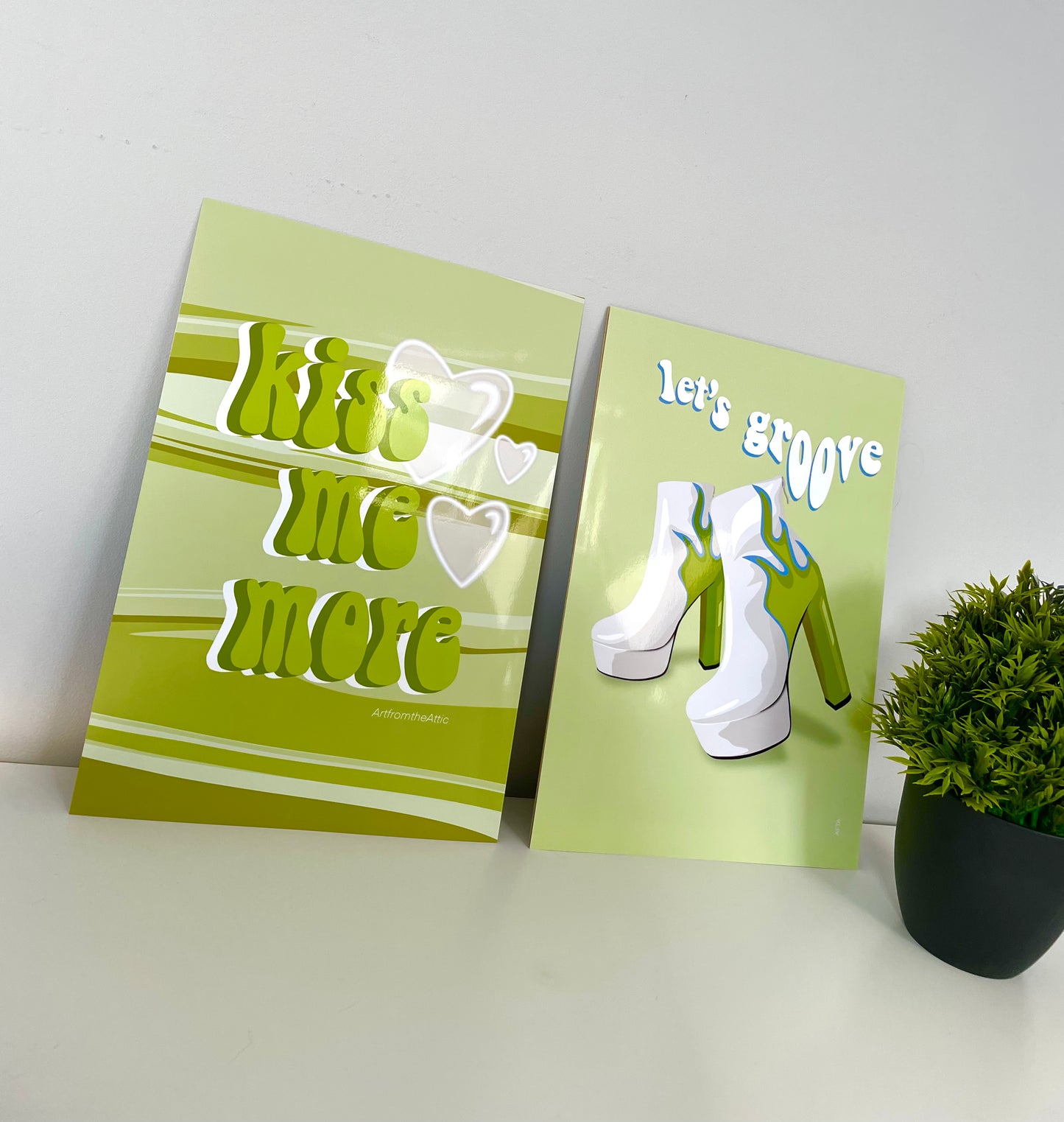 Kiss Me More Doja Cat Lyric Wall Art
