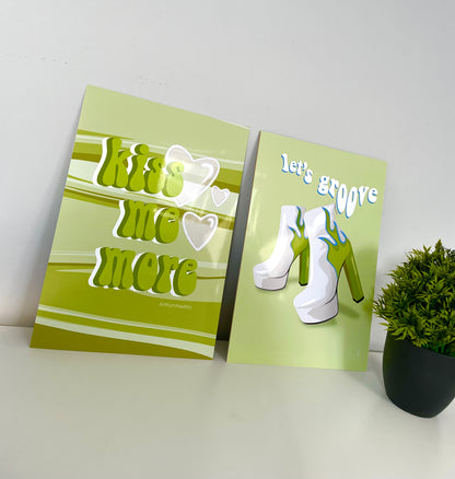 Kiss Me More Doja Cat Lyric Wall Art