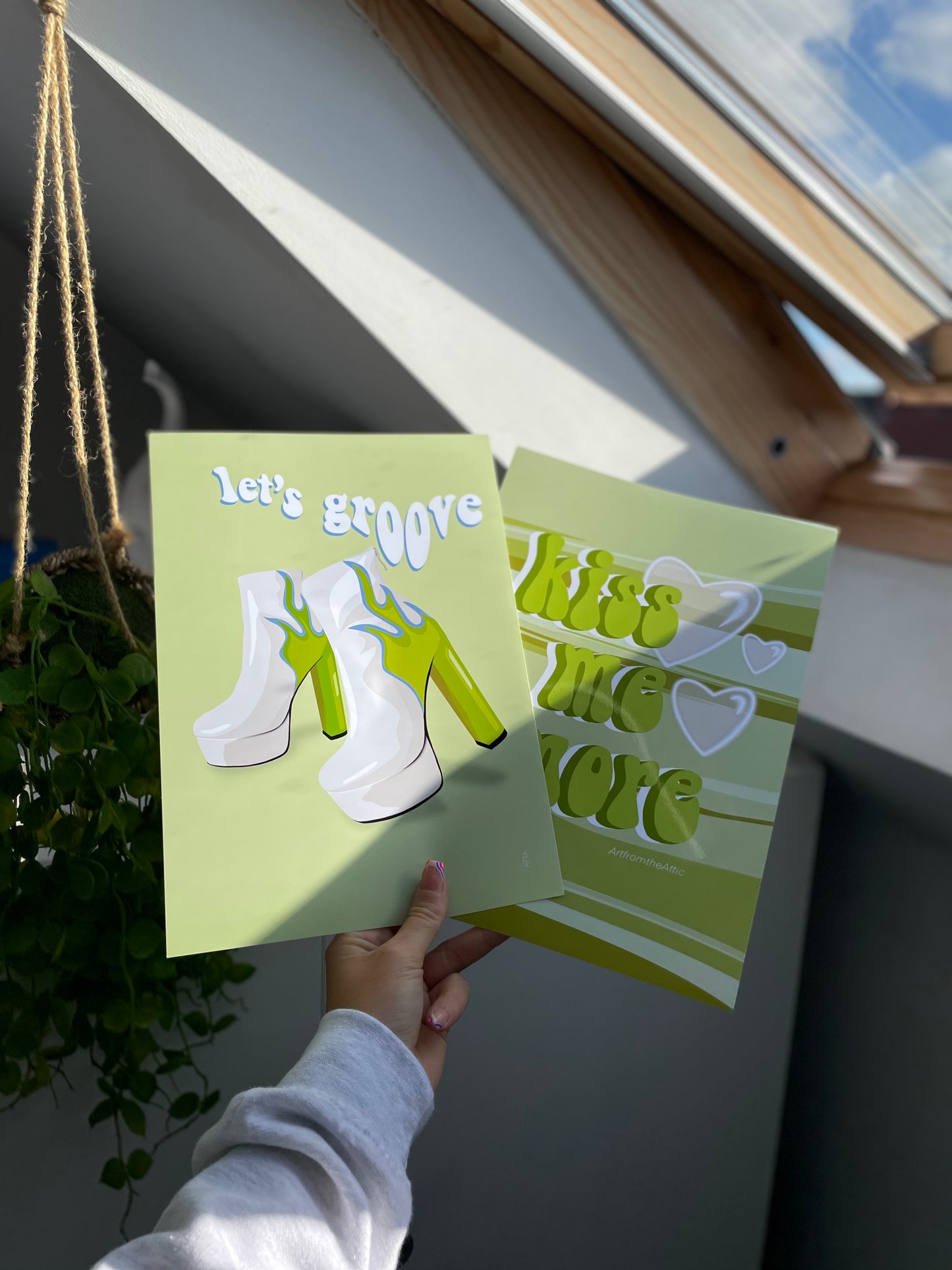 Kiss Me More Doja Cat Lyric Wall Art