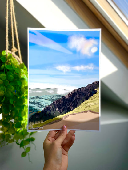 Ben Lomond Summit, Munro Loch Lomond Landscape Wall Art
