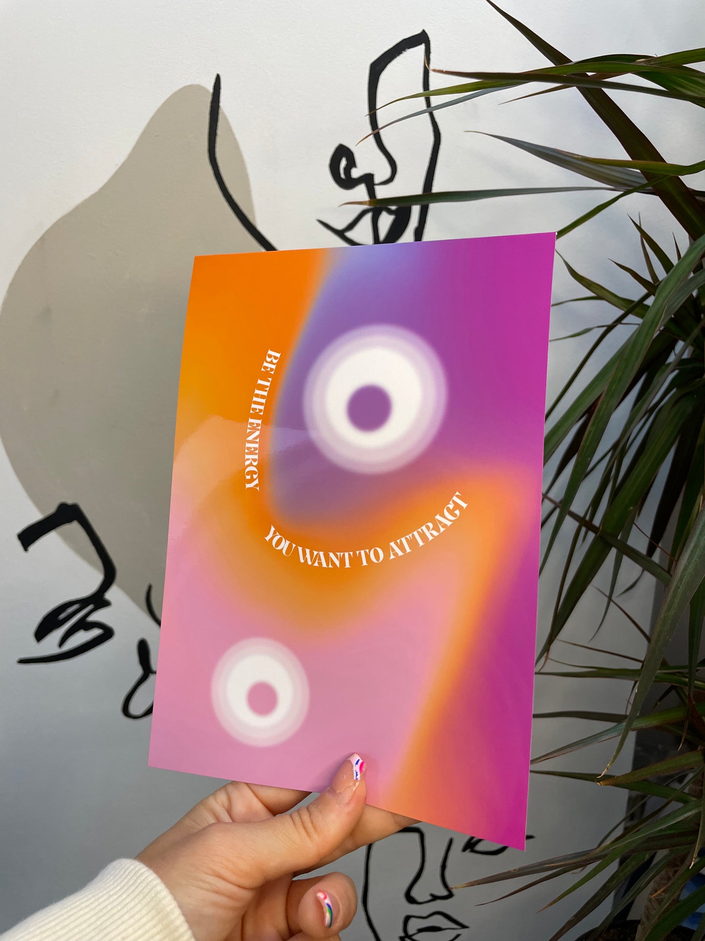 Be The Energy You Want To Attract Wall Art