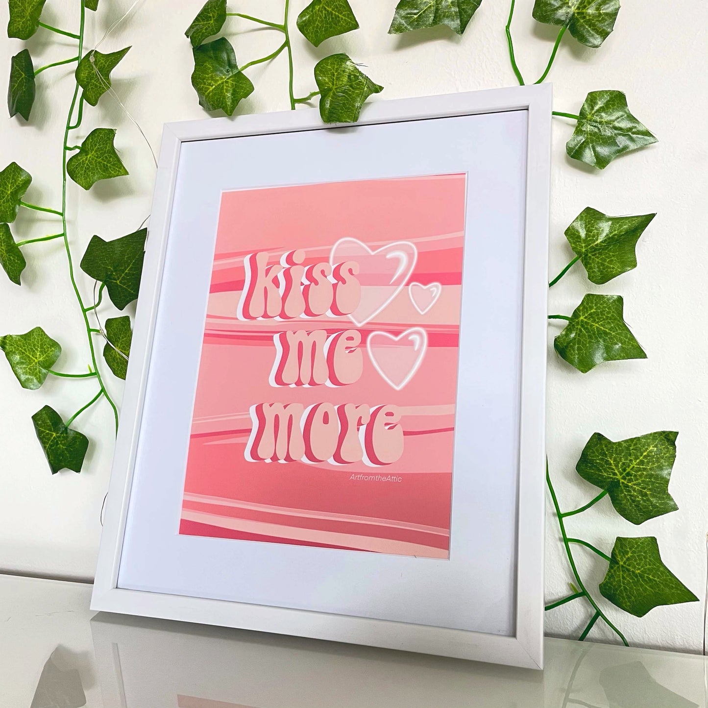 Kiss Me More Doja Cat Lyric Wall Art