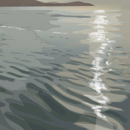 Goatfell Arran Skyline from the Ferry, Arran Ayrshire Scotland Wall Art