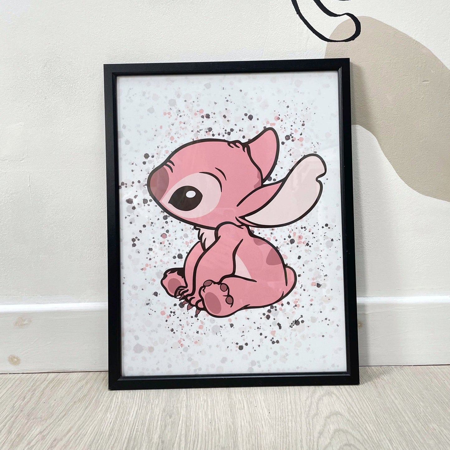 SET OF 8 Girl's Nursery Pink Gallery Wall Art