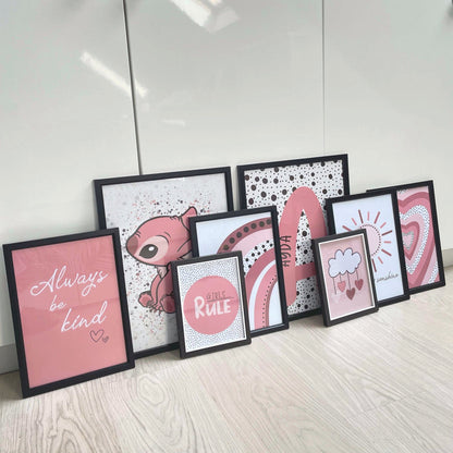 Custom Polka Dot Initial Nursery Kids Wall Art